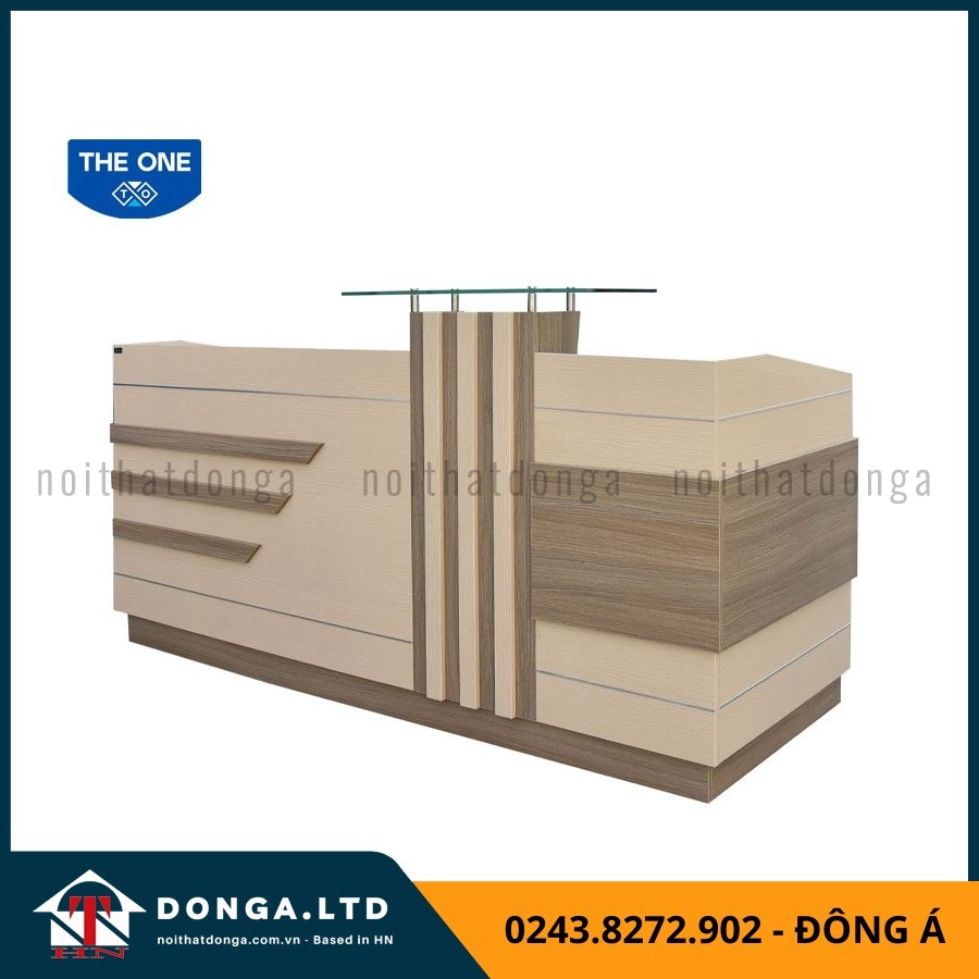 ban-quay-le-tan-BQ101 Bàn quầy lễ tân The One BQ101